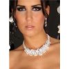 Wedding Bridal Jewellery Crystal Rhinestone Necklace Earrings Set
