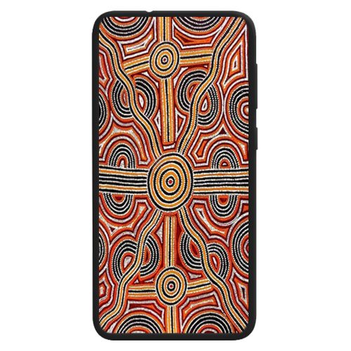 Aboriginal Art Pattern Print Mobile Phone Back Case Cover
