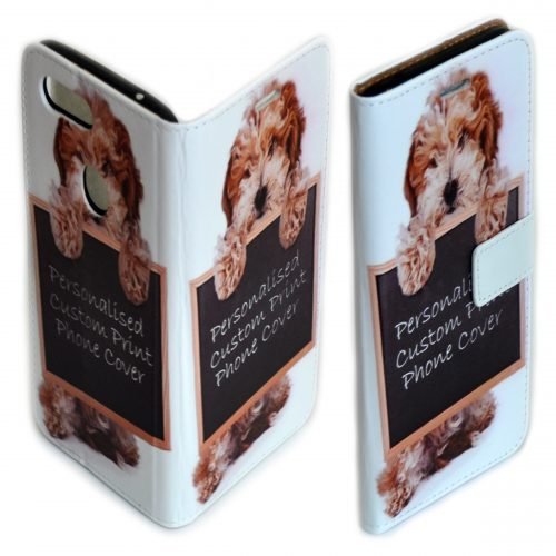 Personalised Custom Print Mobile Phone Cover Flip Wallet Case