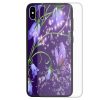 Butterfly Print Theme Tempered Glass Back Case Phone Cover