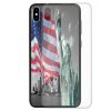 New York Statue of Liberty Print Theme Back Case Mobile Phone Cover