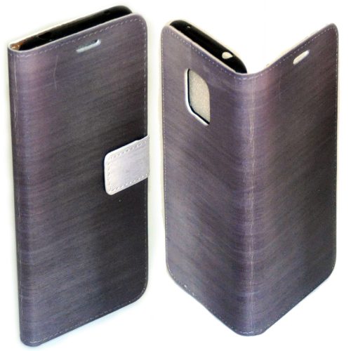 Steel Metal Iron Print Pattern Flip Case Mobile Phone Cover