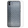 Tempered Glass Phone Case for iPhone, Samsung, Huawei, OPPO Phone Series featuring Steel, Metal, Iron Print Pattern