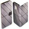 Steel Metal Iron Print Pattern Flip Case Mobile Phone Cover