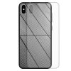 Tempered Glass Phone Case for iPhone, Samsung, Huawei, OPPO Phone Series featuring Steel, Metal, Iron Print Pattern