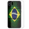 Brazil National Flag Print Theme Tempered Glass Phone Cover for iPhone, Samsung, OPPO, Huawei