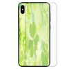 Tempered Glass Phone Case featuring Shamrock Clover Theme Print