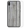 Tempered Glass Phone Case featuring Timber Wood Pattern