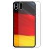 Germany National Flag Print Theme Tempered Glass Phone Cover for iPhone, Samsung, OPPO, Huawei