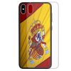 Spain National Flag Print Theme Tempered Glass Phone Cover for iPhone, Samsung, OPPO, Huawei
