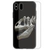 Dinosaur Theme Print Tempered Glass Phone Case