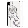 Dream Catcher Theme Print Tempered Glass Back Case Phone Cover