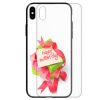 Mother's Day Theme Printed Tempered Glass Back Case Mobile Phone Cover