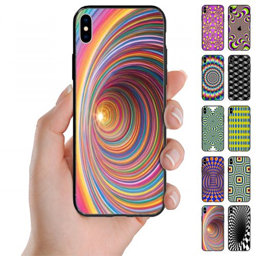 Optical Illusion Theme Printed Back Case Mobile Phone Cover